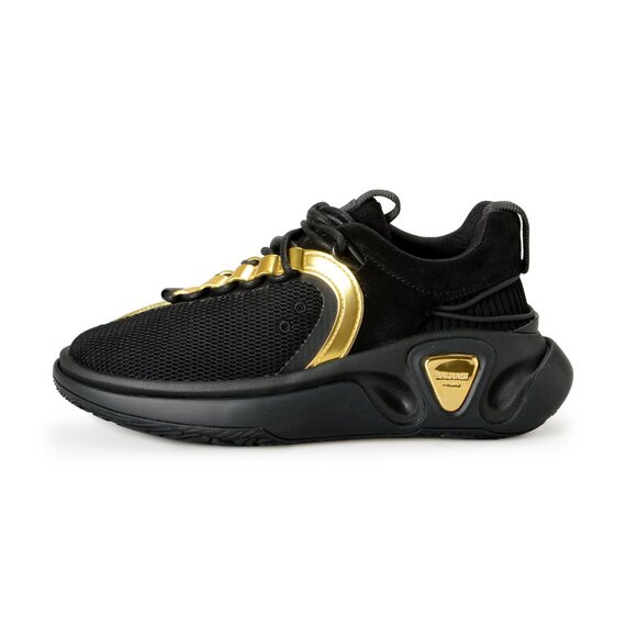 Balmain Women's "B Runner" Black & Gold Athletic Sneakers Shoes US 9 EUR 39 - Picture 3 of 8